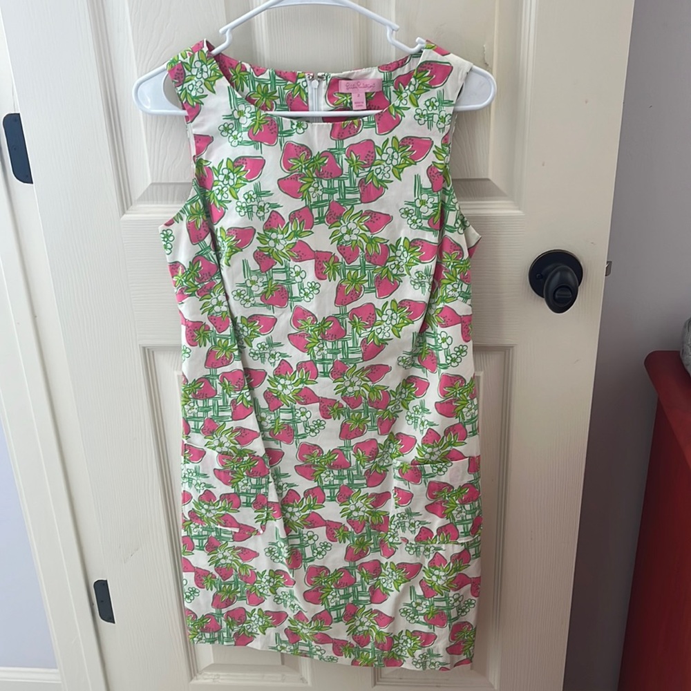 Lilly Pulitzer Shift Dress - STRAWBERRY - size 2